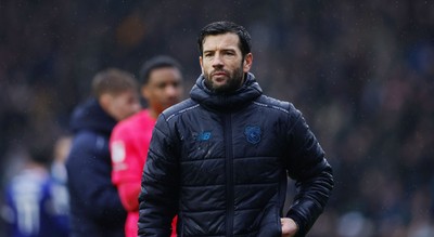 210226 - Plymouth Argyle v Cardiff City - Sky Bet League 1 - Dejection at the final whistle for Brian Barry-Murphy, Manager of Cardiff City