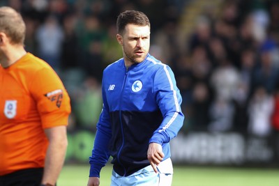 220225 - Plymouth Argyle v Cardiff City - Sky Bet Championship - Captain Aaron Ramsey of Cardiff City