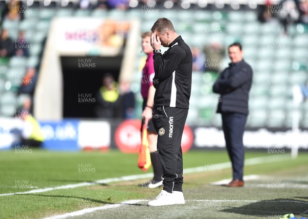 170417 - Plymouth Argyle v Newport County - SkyBet League 2 - Newport County manager Michael Flynn