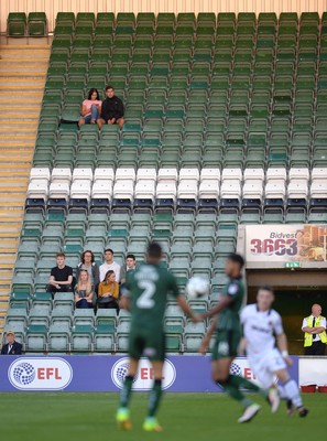 300816 - Plymouth Argyle v Newport County - Checkatrade Trophy -Empty seats during the game