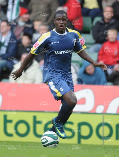 22.11.08 - Championship Football Plymouth Argyle v Cardiff City -  Cardiff's Eddie Johnson 