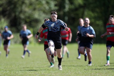 250426 - Pontyberem v Llanybydder - Admiral National League 4 West A - Pontyberem run in a try