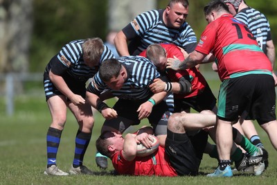 250426 - Pontyberem v Llanybydder - Admiral National League 4 West A - Llanybydder in action