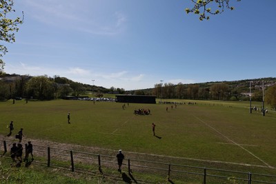 250426 - Pontyberem v Llanybydder - Admiral National League 4 West A - General view of Pontyberem RFC