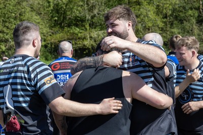 250426 - Pontyberem v Llanybydder - Admiral National League 4 West A - Pontyberem at the final whistle 