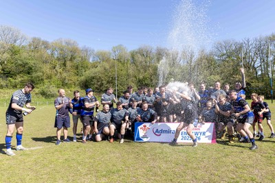 250426 - Pontyberem v Llanybydder - Admiral National League 4 West A - Pontyberem celebrate 