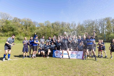 250426 - Pontyberem v Llanybydder - Admiral National League 4 West A - Pontyberem celebrate 