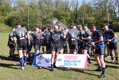 250426 - Pontyberem v Llanybydder - Admiral National League 4 West A - Pontyberem celebrate 