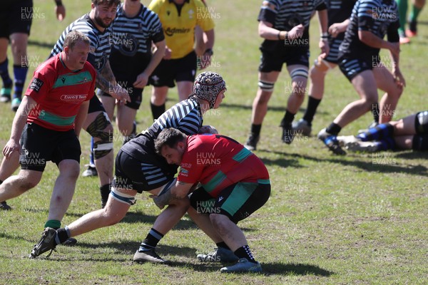 250426 - Pontyberem v Llanybydder - Admiral National League 4 West A - Pontyberem on the attack