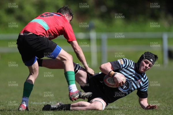 250426 - Pontyberem v Llanybydder - Admiral National League 4 West A - Pontyberem on the attack