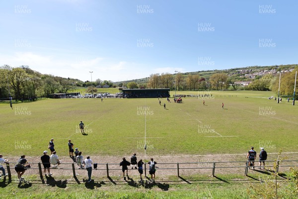 250426 - Pontyberem v Llanybydder - Admiral National League 4 West A - General view of Pontyberem RFC