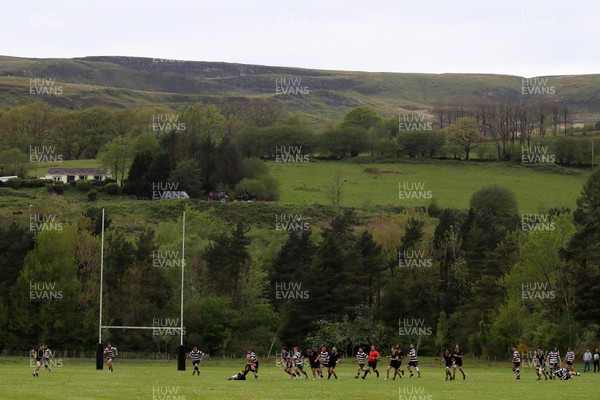 020526 - Ogmore Vale v Pontyclun - Admiral National League 4 East Central -  action between Ogmore Vale RFC and Pontyclun RFC (in white/black)