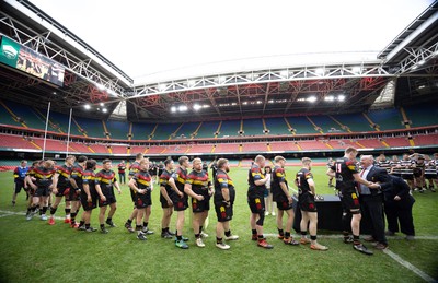 190426 - Pontyclun v Llangadog, Mens Division 4 Cup Final - Llangadog receive their medals
