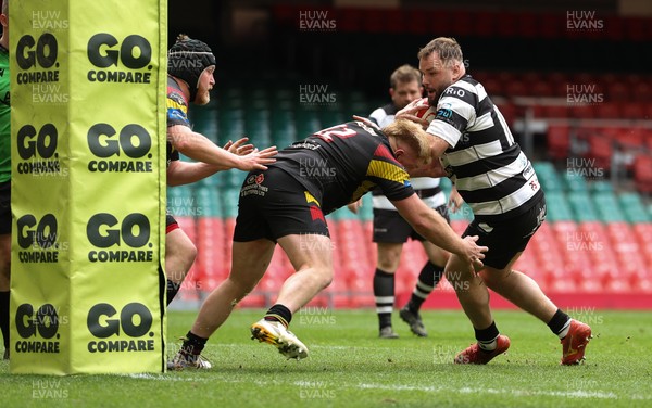 190426 - Pontyclun v Llangadog, Mens Division 4 Cup Final - Simon Pilkington of Pontyclun
