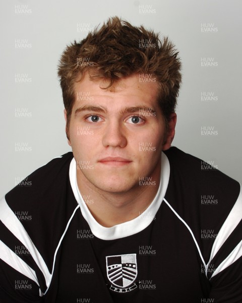 Pontypridd RFC  2007 - 2008 squad Nicholas Eaves 