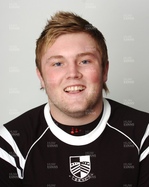 Pontypridd RFC  2007 - 2008 squad Rhys Williams 