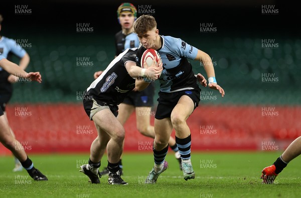 101224 - Pontypridd Schools v Cardiff Central Schools - Dewar Shield - Finley Britton of Cardiff Central  