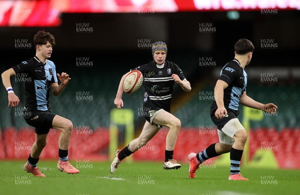 101224 - Pontypridd Schools v Cardiff Central Schools - Dewar Shield - Macsen Berridge of Pontypridd 