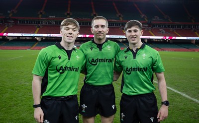 111225 - Pontypridd U16 Schools v Llanelli U16 Schools, Dewar Shield Final -  Match official