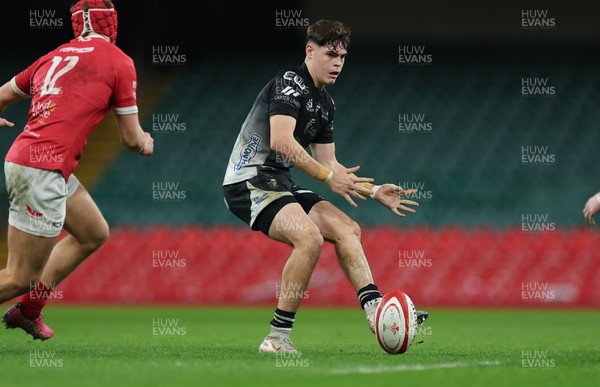 111225 - Pontypridd U16 Schools v Llanelli U16 Schools, Dewar Shield Final - Jake Barclay of Pontypridd Schools