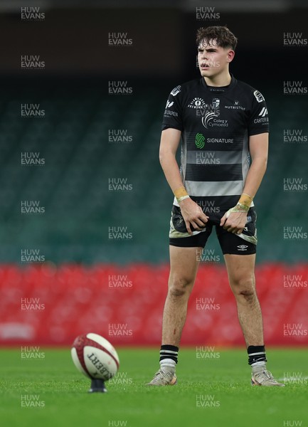 111225 - Pontypridd U16 Schools v Llanelli U16 Schools, Dewar Shield Final - Jake Barclay of Pontypridd Schools