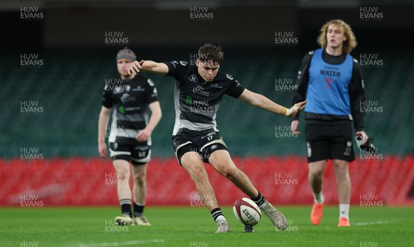 111225 - Pontypridd U16 Schools v Llanelli U16 Schools, Dewar Shield Final - Jake Barclay of Pontypridd Schools