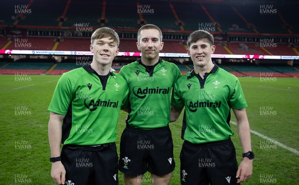 111225 - Pontypridd U16 Schools v Llanelli U16 Schools, Dewar Shield Final -  Match official