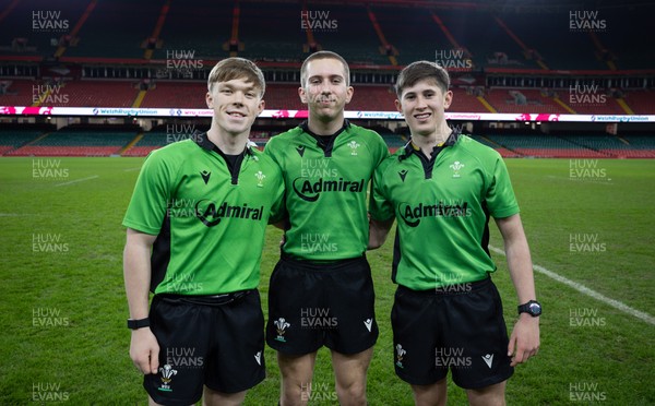 111225 - Pontypridd U16 Schools v Llanelli U16 Schools, Dewar Shield Final -  Match official