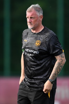 010725 - Pontypridd United v Newport County - Preseason Friendly - Newport County Assistant Manager, Wayne Hatswell