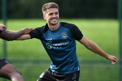 010725 - Pontypridd United v Newport County - Preseason Friendly - Oliver Greaves of Newport County