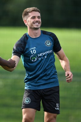 010725 - Pontypridd United v Newport County - Preseason Friendly - Oliver Greaves of Newport County