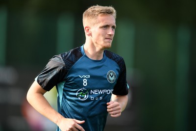 010725 - Pontypridd United v Newport County - Preseason Friendly - Matt Smith of Newport County