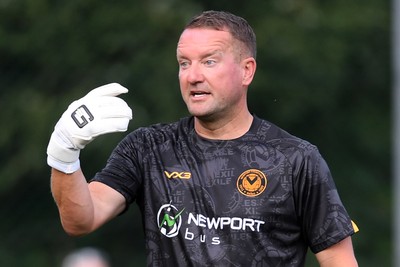 010725 - Pontypridd United v Newport County - Preseason Friendly - Newport County Goalkeeper Coach, Lee Kendall
