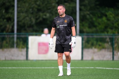 010725 - Pontypridd United v Newport County - Preseason Friendly - Newport County Goalkeeper Coach, Lee Kendall