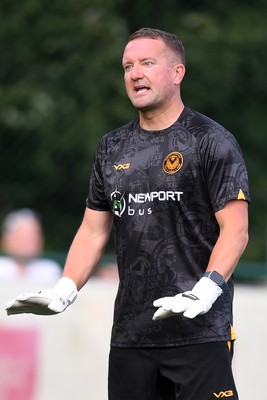010725 - Pontypridd United v Newport County - Preseason Friendly - Newport County Goalkeeper Coach, Lee Kendall