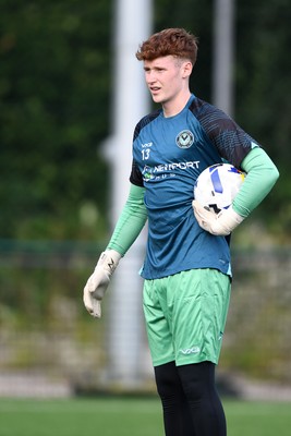 010725 - Pontypridd United v Newport County - Preseason Friendly - Jacob Carney of Newport County