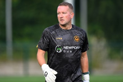 010725 - Pontypridd United v Newport County - Preseason Friendly - Newport County Goalkeeper Coach, Lee Kendall