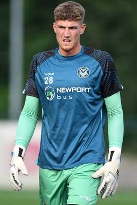 010725 - Pontypridd United v Newport County - Preseason Friendly - Jordan Wright of Newport County
