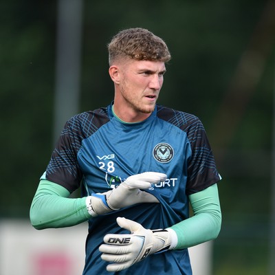 010725 - Pontypridd United v Newport County - Preseason Friendly - Jordan Wright of Newport County