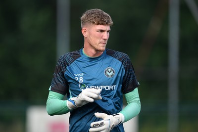 010725 - Pontypridd United v Newport County - Preseason Friendly - Jordan Wright of Newport County