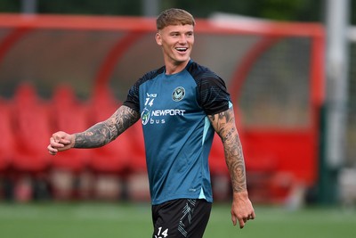 010725 - Pontypridd United v Newport County - Preseason Friendly - Kai Whitmore of Newport County