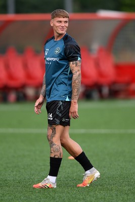 010725 - Pontypridd United v Newport County - Preseason Friendly - Kai Whitmore of Newport County