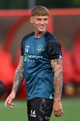 010725 - Pontypridd United v Newport County - Preseason Friendly - Kai Whitmore of Newport County