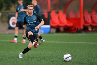 010725 - Pontypridd United v Newport County - Preseason Friendly - Matt Smith of Newport County