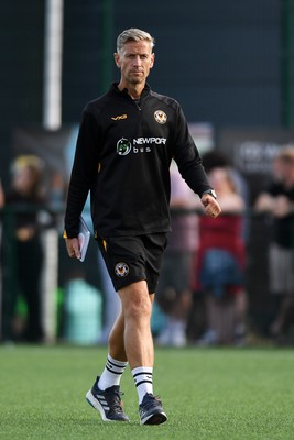 010725 - Pontypridd United v Newport County - Preseason Friendly - Newport County Manager, David Hughes
