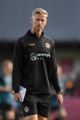 010725 - Pontypridd United v Newport County - Preseason Friendly - Newport County Manager, David Hughes
