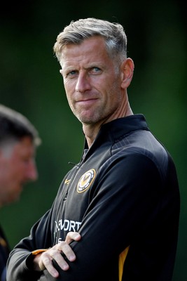 010725 - Pontypridd United v Newport County - Preseason Friendly - Newport County Manager, David Hughes