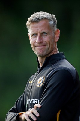 010725 - Pontypridd United v Newport County - Preseason Friendly - Newport County Manager, David Hughes