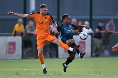 010725 - Pontypridd United v Newport County - Preseason Friendly - Moses-Alexander Walker of Newport County