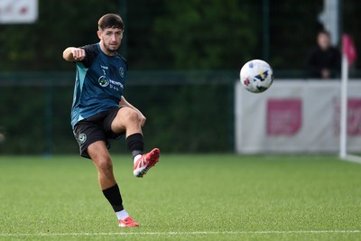 010725 - Pontypridd United v Newport County - Preseason Friendly - Anthony Glennon of Newport County